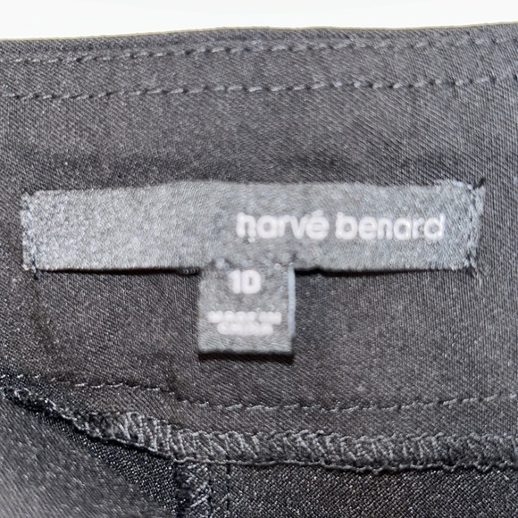 Harve Bernard Black Pants Size 10 - Picture 2 of 4